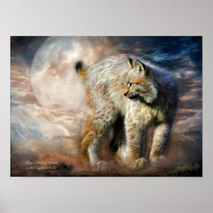 Lynx-Silent Spirit Art Poster/Print Poster
