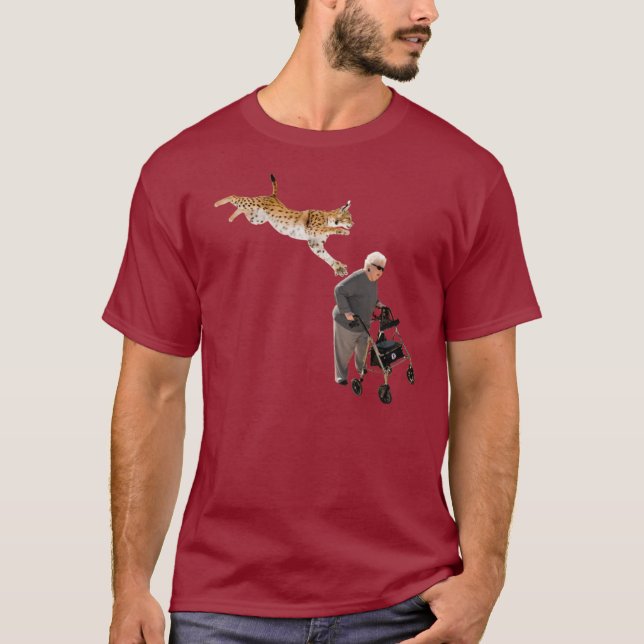 Lynx vs. Old Woman T-Shirt (Front)