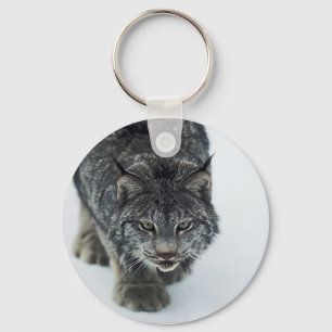 Lynx Winter Key Ring