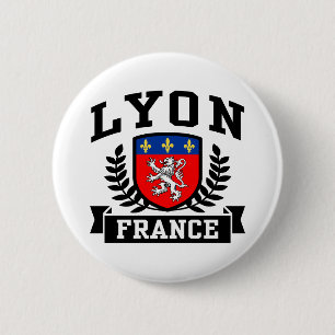 Lyon 6 Cm Round Badge