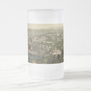 Lyon Cityview, France Frosted Glass Beer Mug