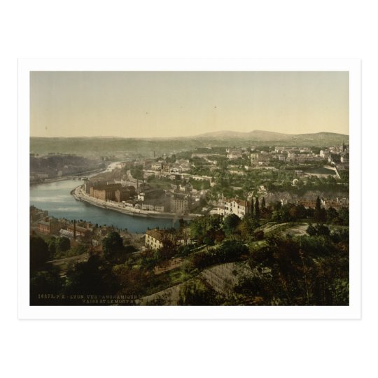 Lyon Cityview, France Postcard