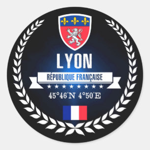 Lyon Classic Round Sticker