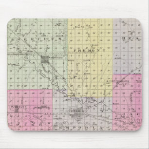 Lyon County, Hartford, Hortonburg, Kansas Mouse Mat