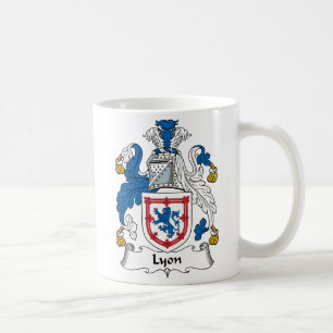 Lyon Family Crest Coffee Mug