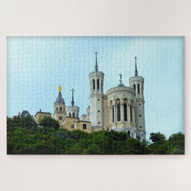 Lyon France Basilica - 20x30 - 1014 pcs. Jigsaw Puzzle (Horizontal)
