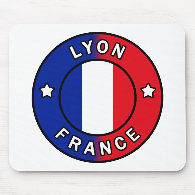 Lyon France Mouse Mat (Front)