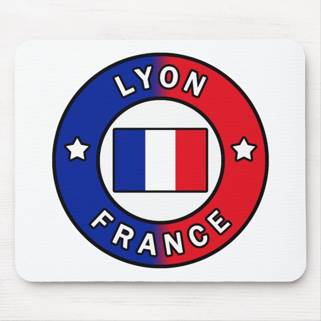 Lyon France Mouse Mat (Front)