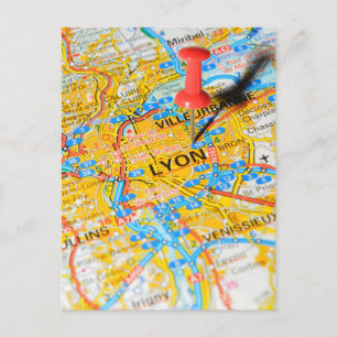 Lyon, France Postcard