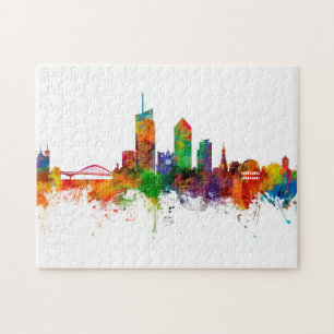 Lyon France Skyline Jigsaw Puzzle
