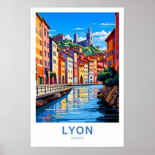 Lyon France Travel Print