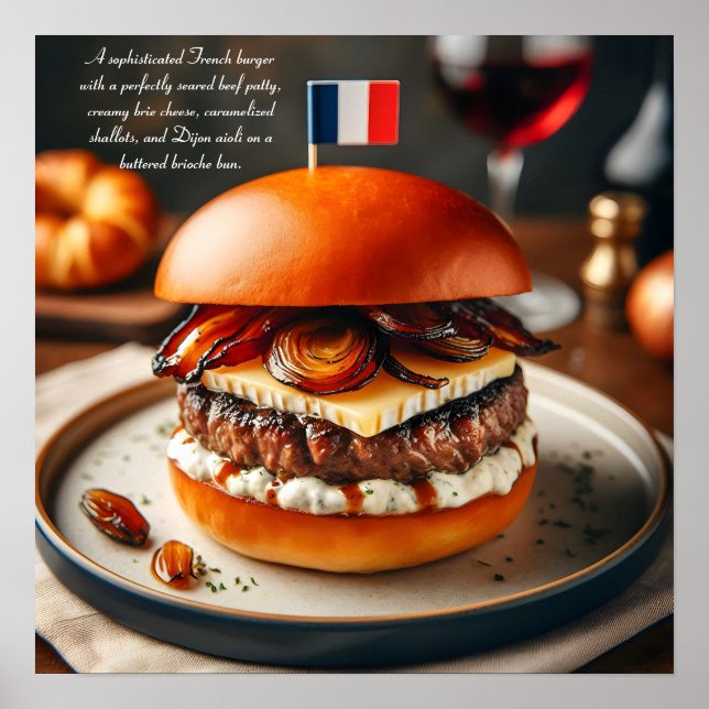 Lyon Luxe Burger Poster (Front)