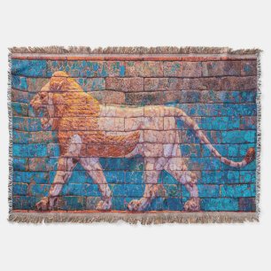 Lyon of Babylon woven jackard blanket