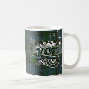 Lyon Tartan Grunge Coffee Mug