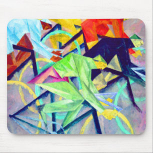 Lyonel Feininger Bicycle Race Mouse Mat