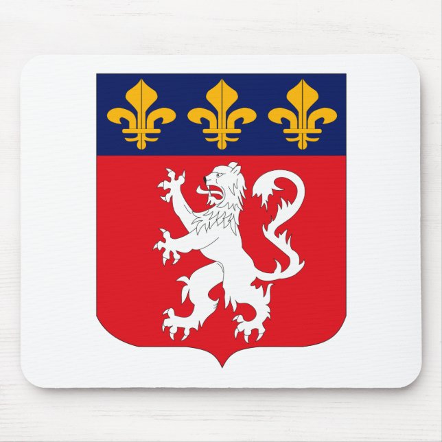 Lyonnais Coat of Arms Mousepad (Front)