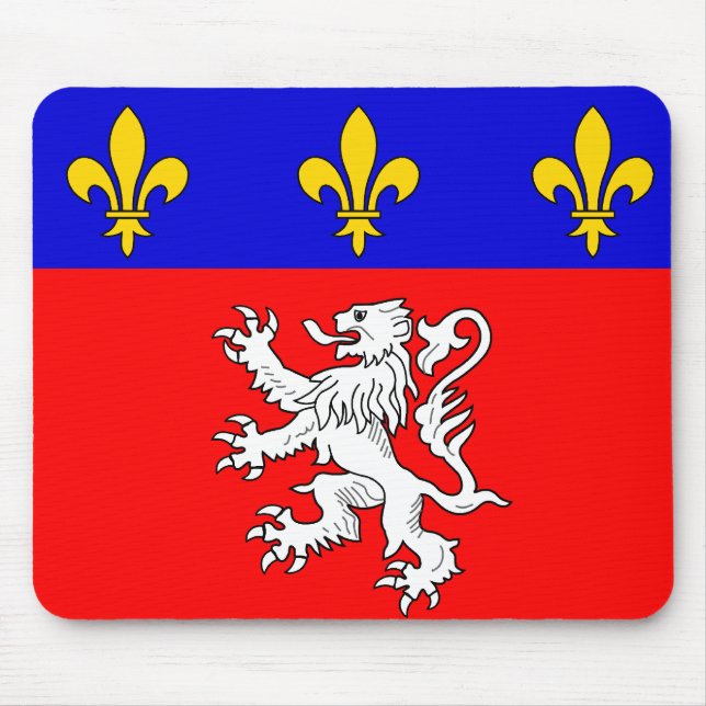 Lyonnais, France Mouse Mat (Front)