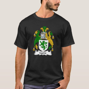 Lyons Coat of Arms Lyons Family Crest T-Shirt