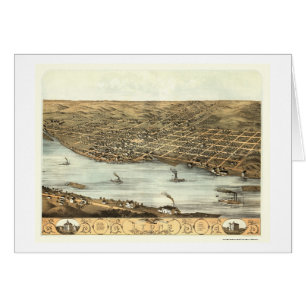 Lyons, IA Panoramic Map - 1868