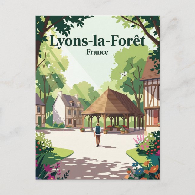 Lyons-la-Forêt France Postcard (Front)