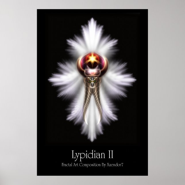 Lypidian II Fractal Art M2 Archival Poster (Front)