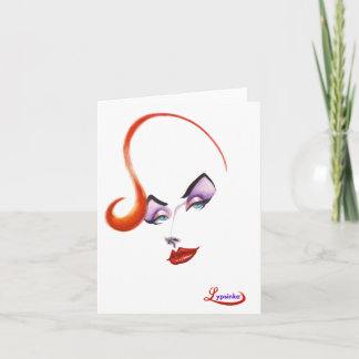 Lypsinka Vertical Note Card! Thank You Card