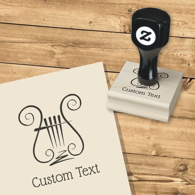Lyre Icon Rubber Stamp (Creator Uploaded)