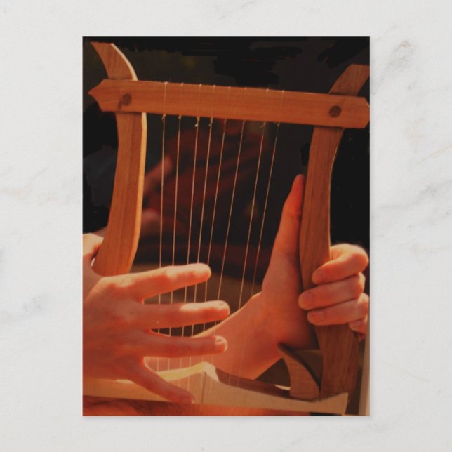 lyre postcard (Front)