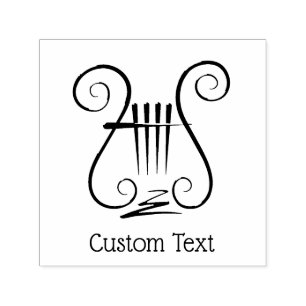 Lyre Self-inking Stamp