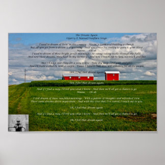 Lyric Poster - The Dream Again