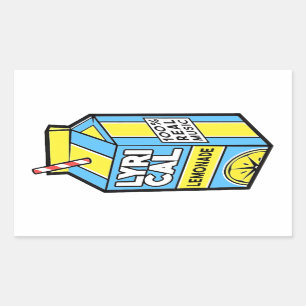 Lyrical Lemonade Rectangular Sticker