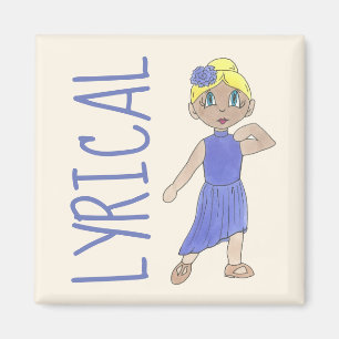 LYRICAL Modern Dance Teacher Recital Choreographer Magnet