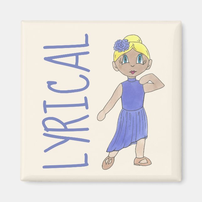 LYRICAL Modern Dance Teacher Recital Choreographer Magnet (Front)