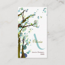Lyrical Trees Monogram Personalised