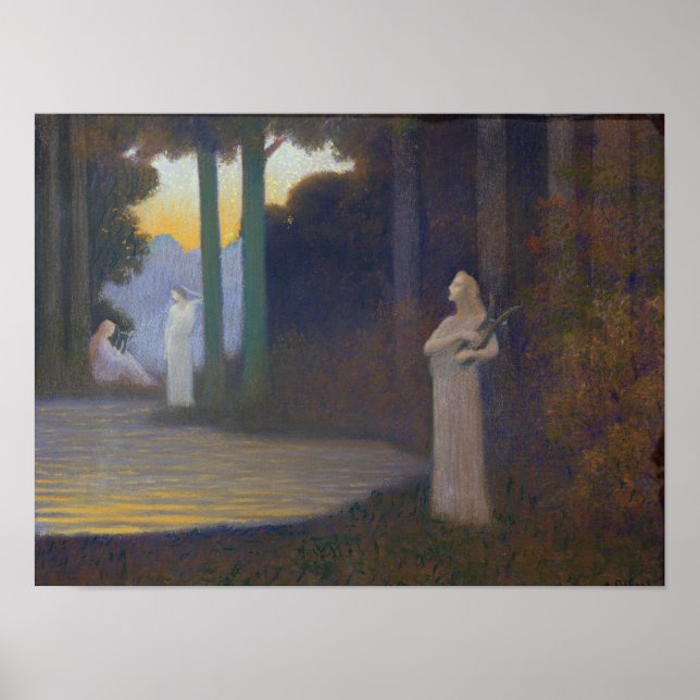 Lyricism in the Forest, 1910 Poster (Front)