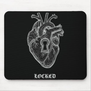 Lyriclyfe-long Sleeve Shirt-achy Breaky Heart-lock Mouse Mat