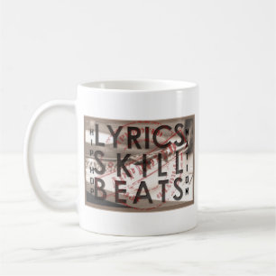 LYRICS SKILL BEATS hip hop Coffee Mug