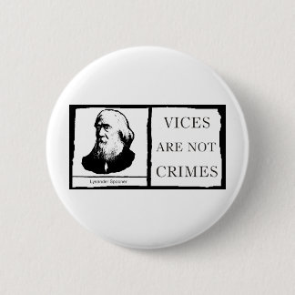 Lysander Spooner 6 Cm Round Badge