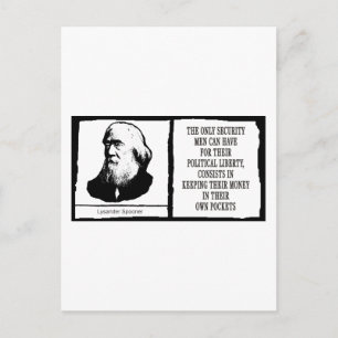 Lysander Spooner Postcard