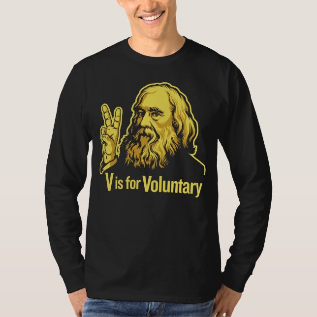 Lysander Spooner Voluntaryism T-Shirt (Front)