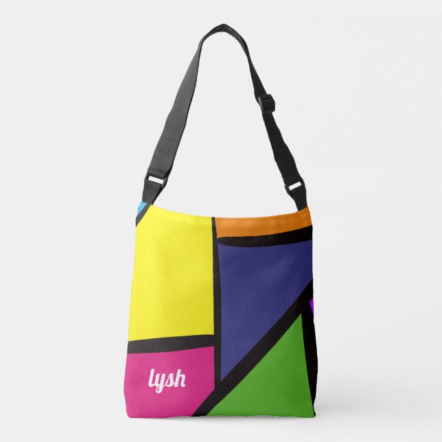 Lysh - Multi Colour Cross Body Bag, Medium Crossbody Bag (Front)
