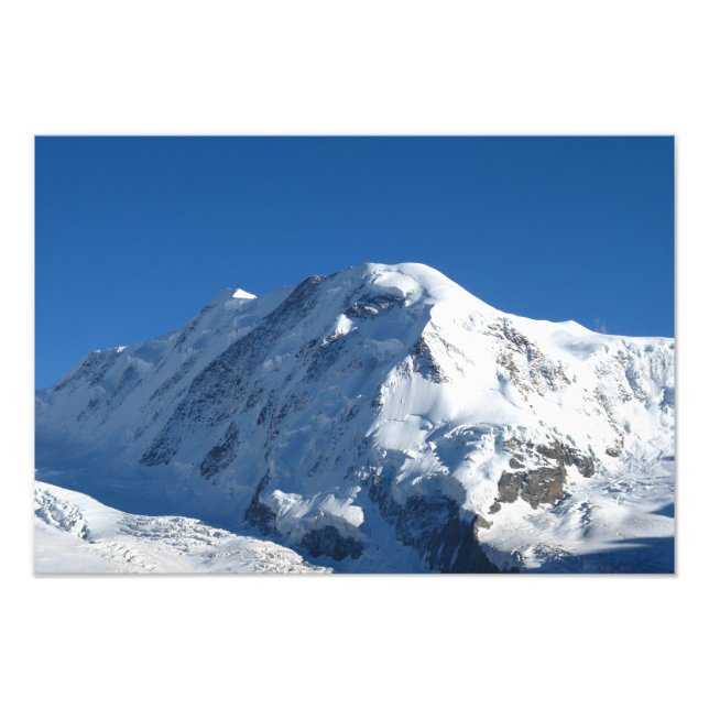 Lyskamm, Swiss Alps Photo Print (Front)