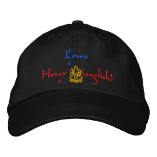 Lyssa Name With English Meaning Embroidered Hat
