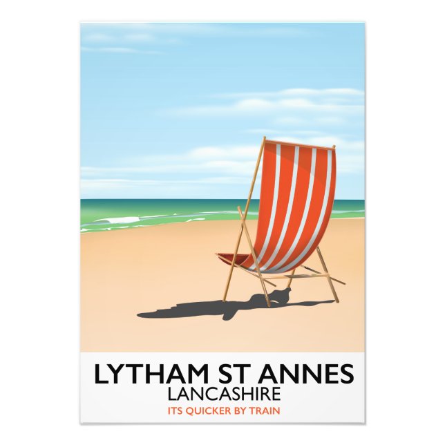 Lytham St Annes Lancashire seaside poster (Front)