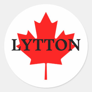 LYTTON CLASSIC ROUND STICKER