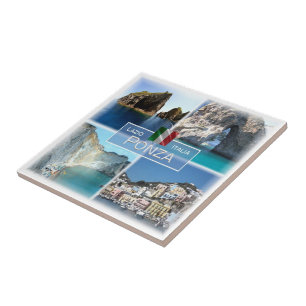 LZO018 PONZA, Mosaic, Lazio, Italy, Tile