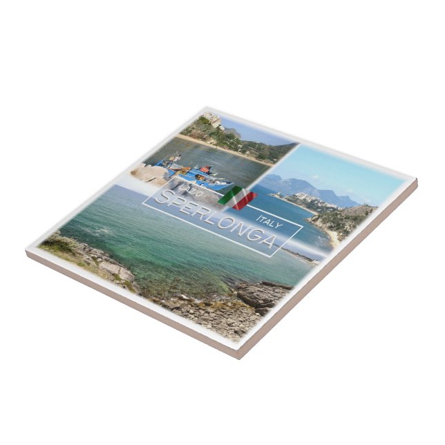 LZO021 SPERLONGA, Lazio, Italy, Tile (Side)