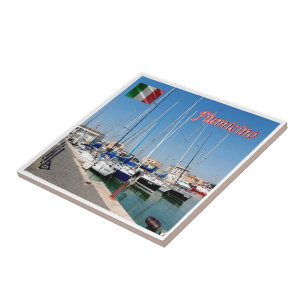 LZO023 FIUMICINO Port, Italy, Tile