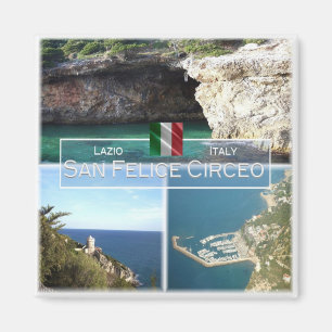 LZO025 SAN FELICE CIRCEO - Lazio - Italy - Fridge Magnet