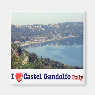 LZO038 CASTEL GANDOLFO I Love, Lazio, Fridge Magnet